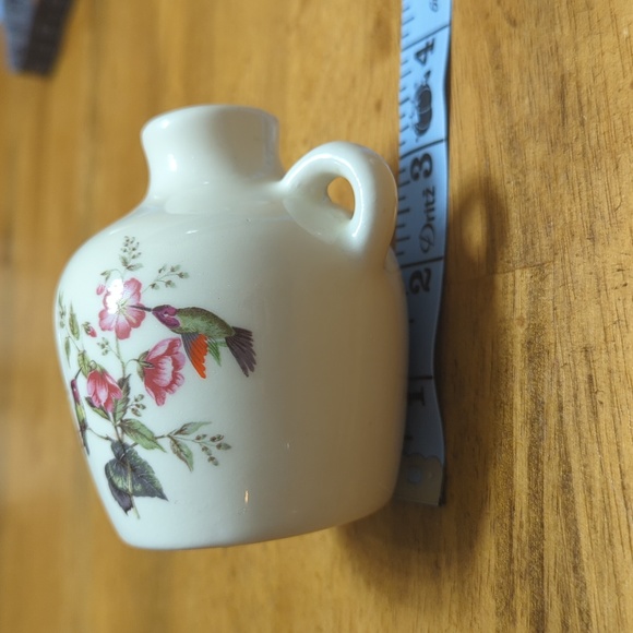 Bud vase hummingbird and flowers hand made Lyons Lair Pittsford Vermont - Picture 7 of 8